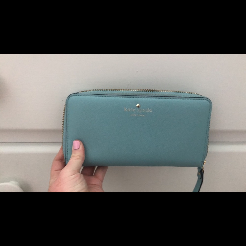 Blue Kate spade wallet
